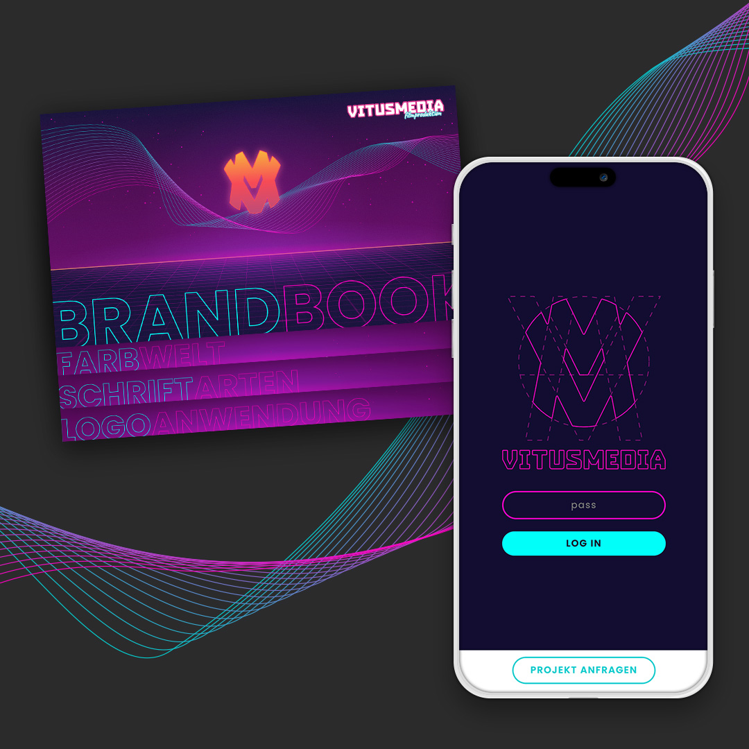 Brandbook and responsive web design for vitusmedia